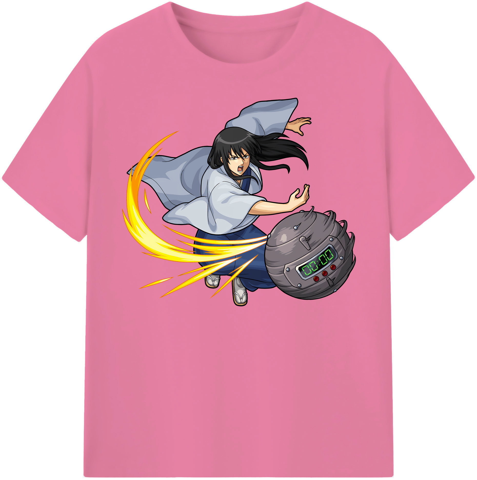 （画像用） ぎんたま 坂田銀時（さかたぎんとき） 神楽 志村新八（しむら しんぱち） GINTAMA Sakata Gintoki Kagura Shimura Shinpachi 綿100％半袖Tシャツ（フロントプリント）